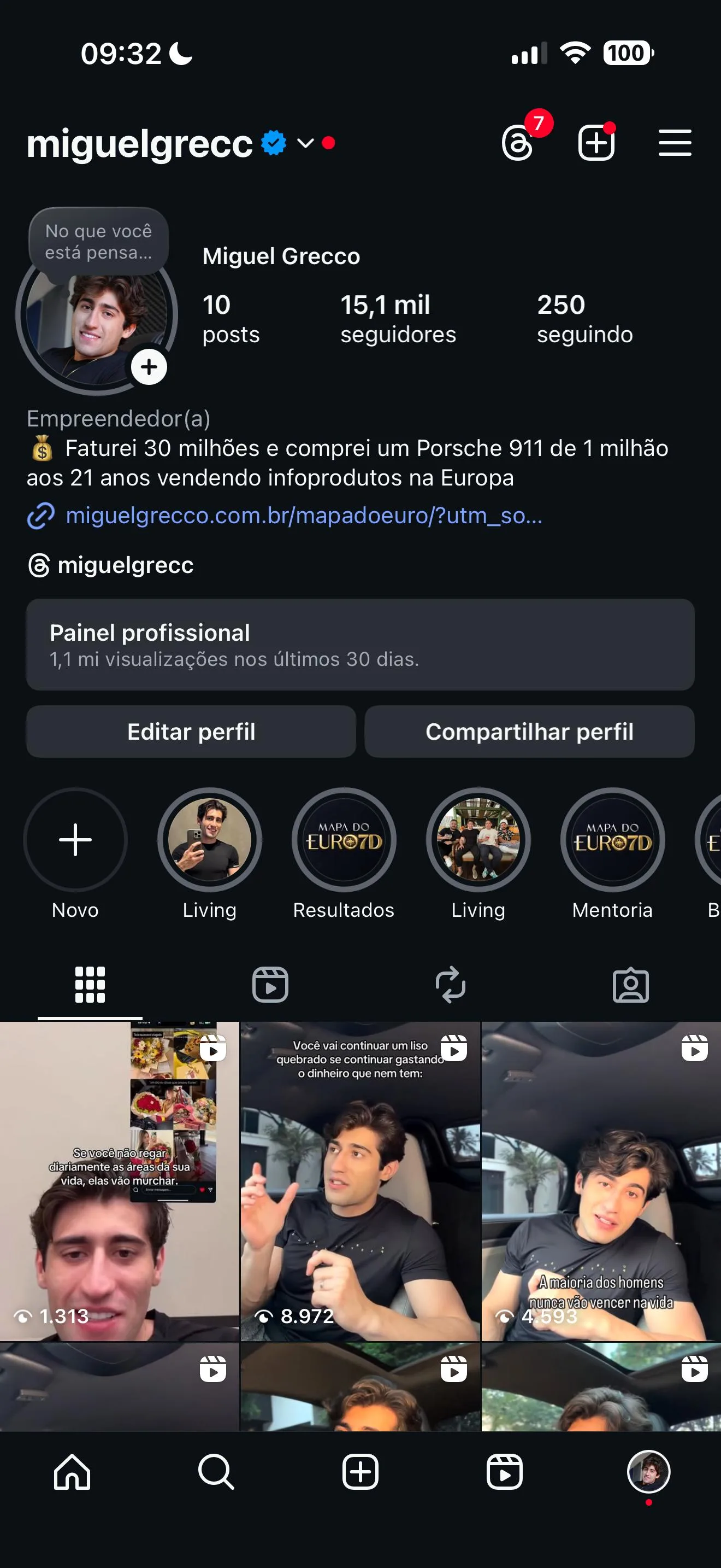 Miguel Grecco — Antes